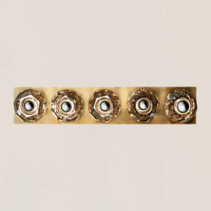 Boule De Smoke Crystal Linear Grand Wall Sconce-VaseLamps