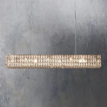 VASELAMPS - Crystal Linear Chandelier-VaseLamps