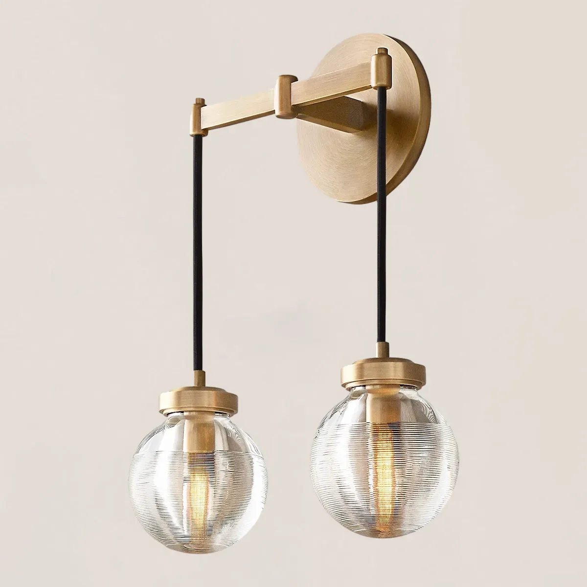 Pearl Drops Double Sconce-VaseLamps