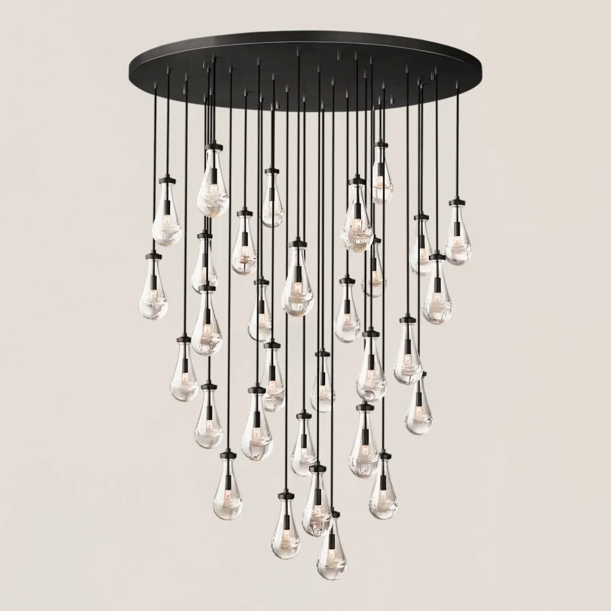 Raindrop Round Chandelier-VaseLamps