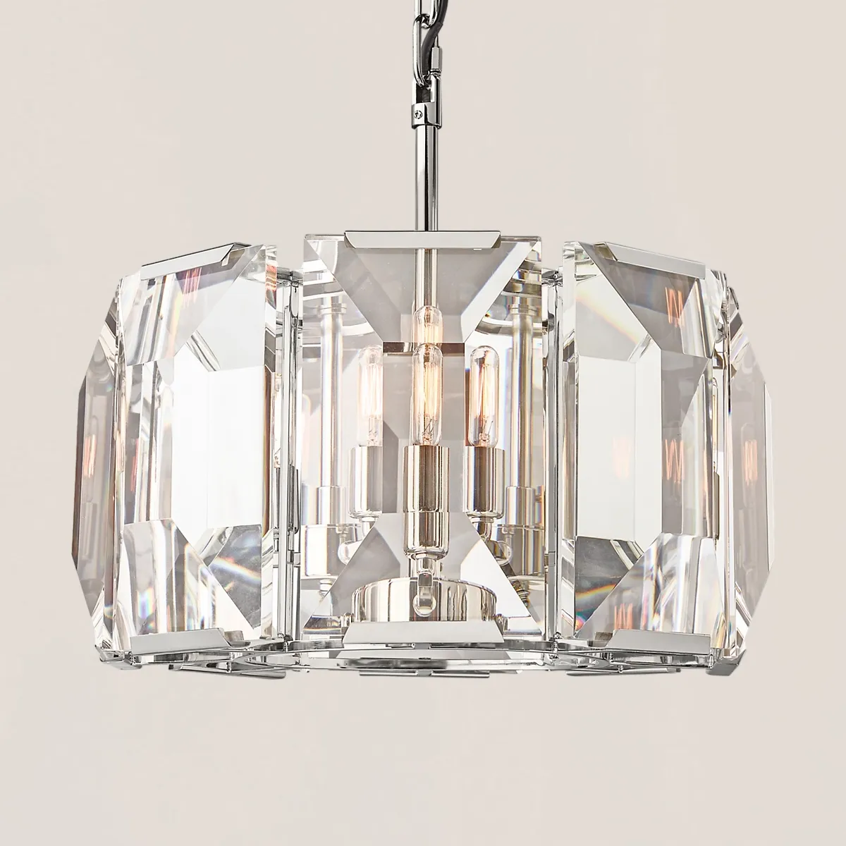 Harlow Crystal Round Chandelier-VaseLamps
