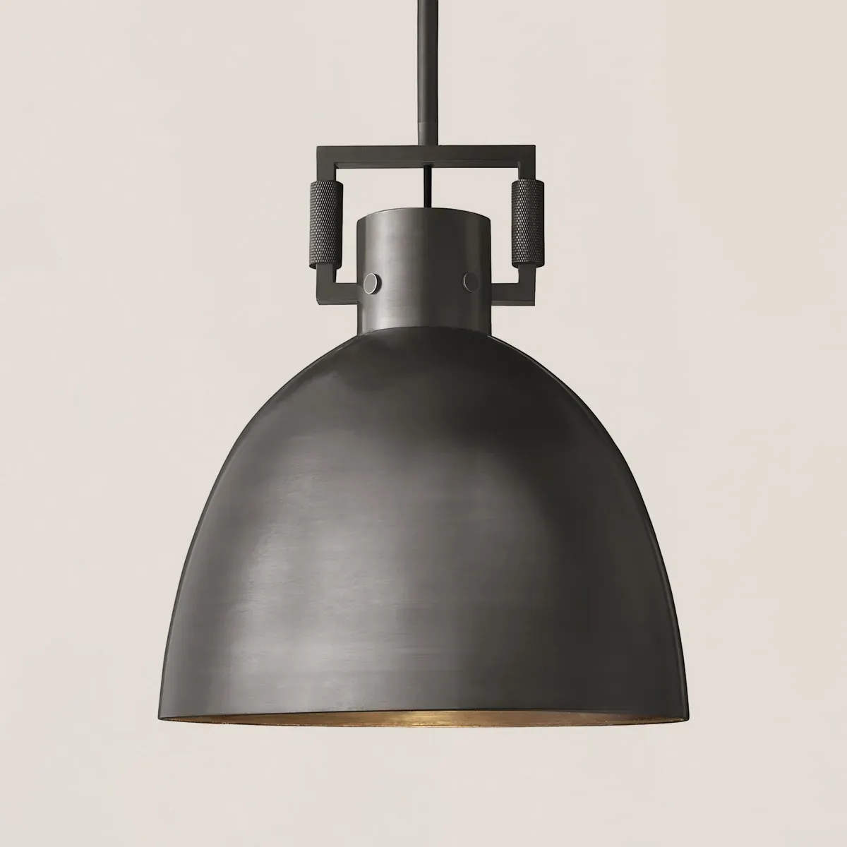 Machinist Metal Cloche Pendant-VaseLamps