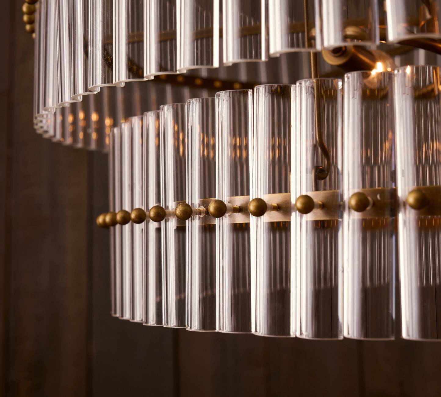 Molly Crystal Round Chandlier-VaseLamps