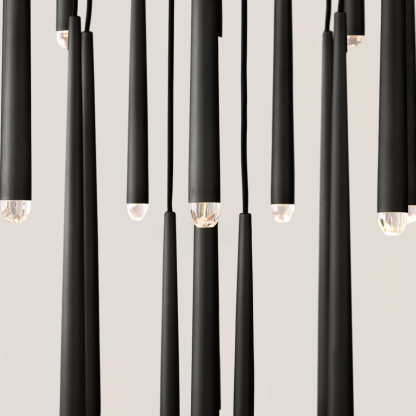 Aquitaine Modern Round Chandelier-VaseLamps