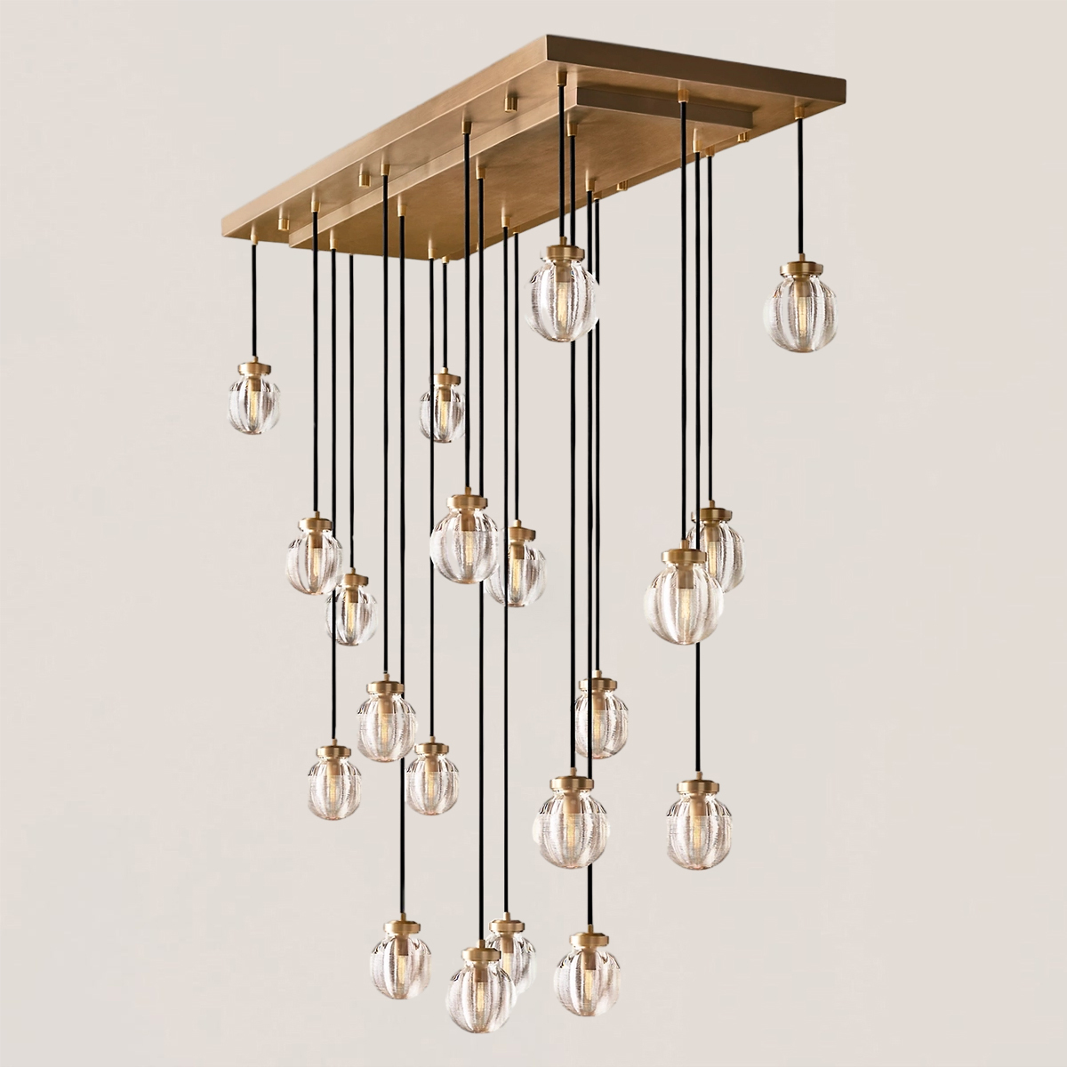 Pearl Rectangular Chandelier-VaseLamps
