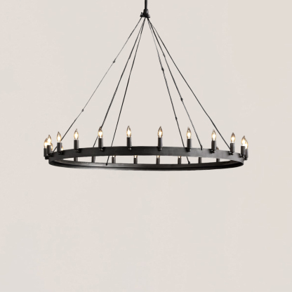 Camino Vintage Candelabra Round Chandelier-VaseLamps
