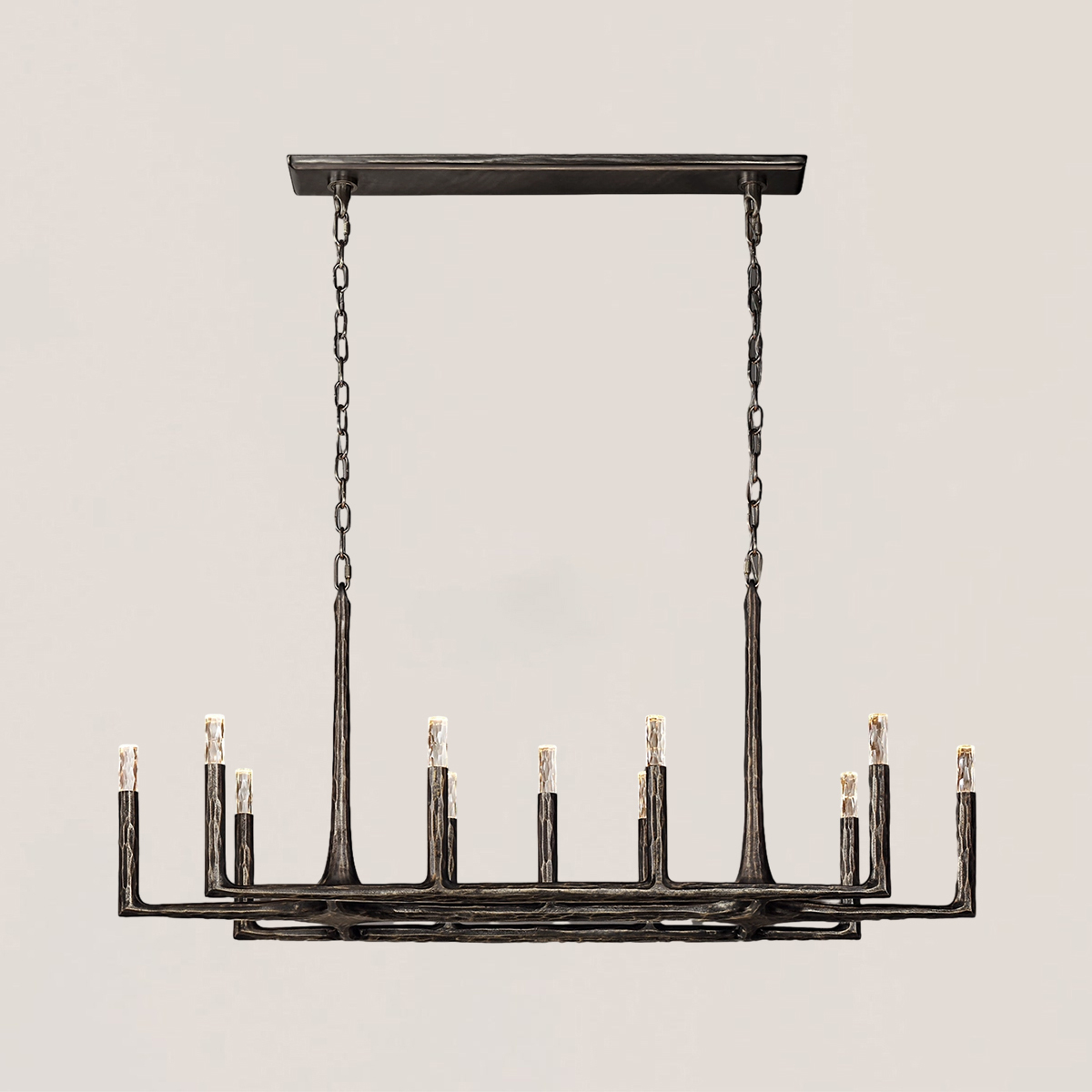 Thaddeus Linear Chandelier-VaseLamps