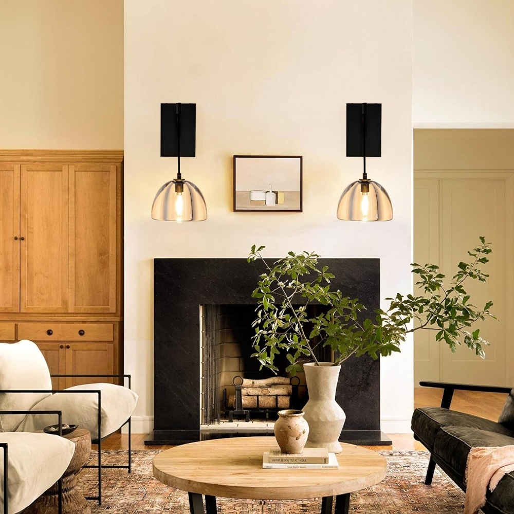 Hemisphere Crystal Wall Sconce-VaseLamps