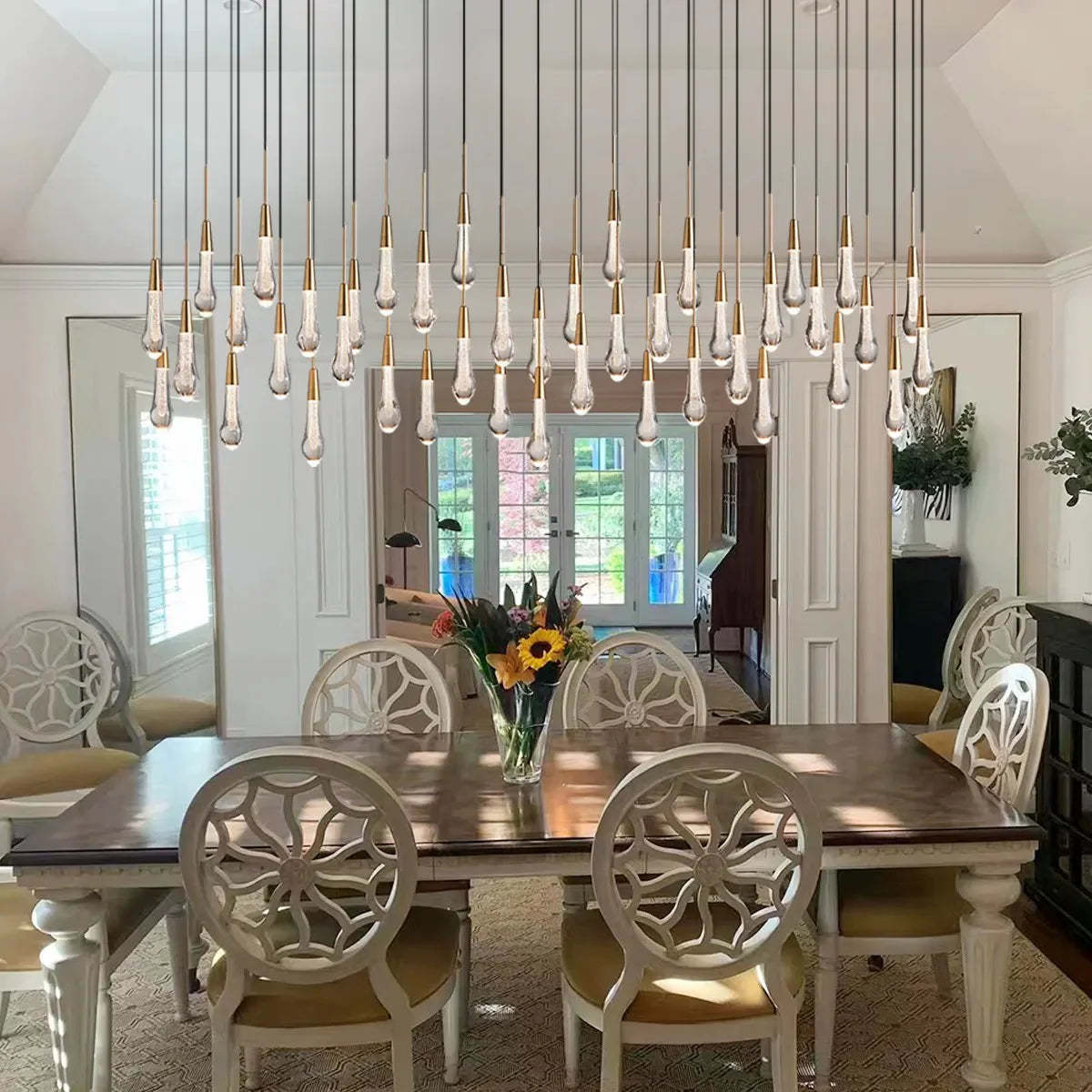 Solitaire Linear Chandelier-VaseLamps