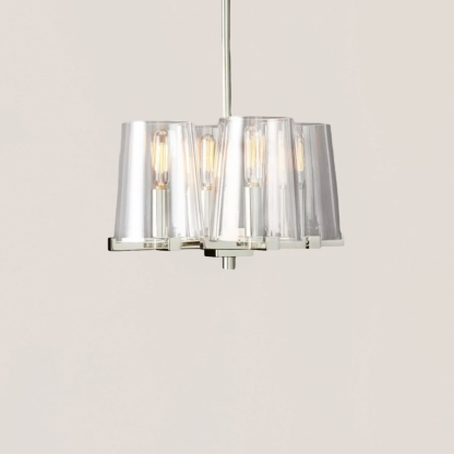 Pauillac Glass 4-lights Pendant-VaseLamps