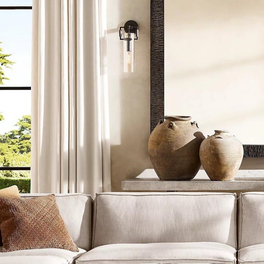 Machinist Glass Cylinder Sconce-VaseLamps