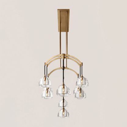 Hemisphere Linear Chandelier-VaseLamps