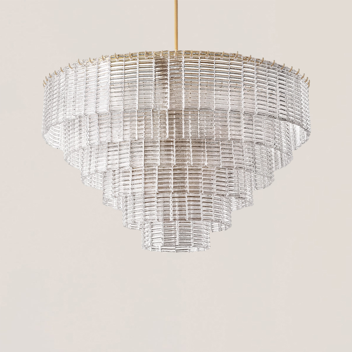 Sirene Glass Round Chandelier-VaseLamps