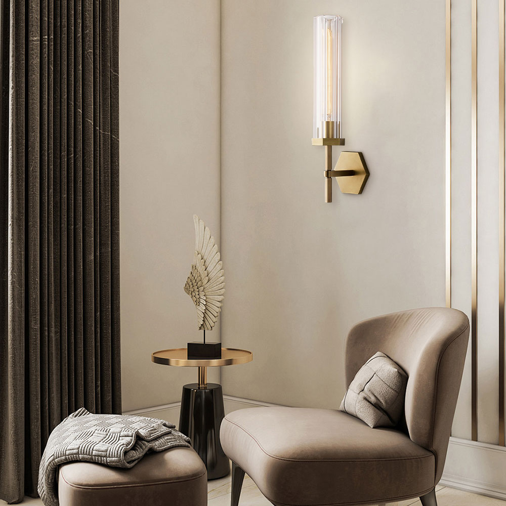 Lambeth Hexagonal Grand Sconce-VaseLamps