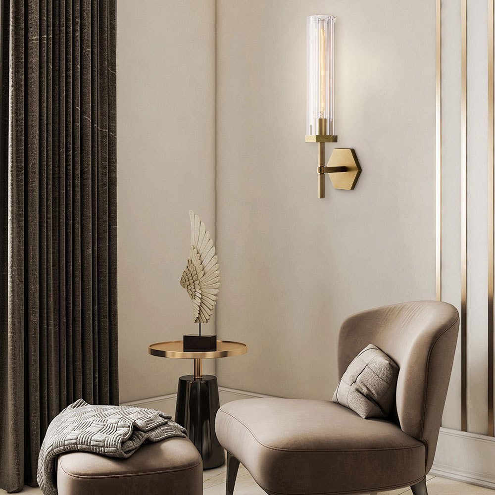 Lambeth Hexagonal Grand Sconce-VaseLamps