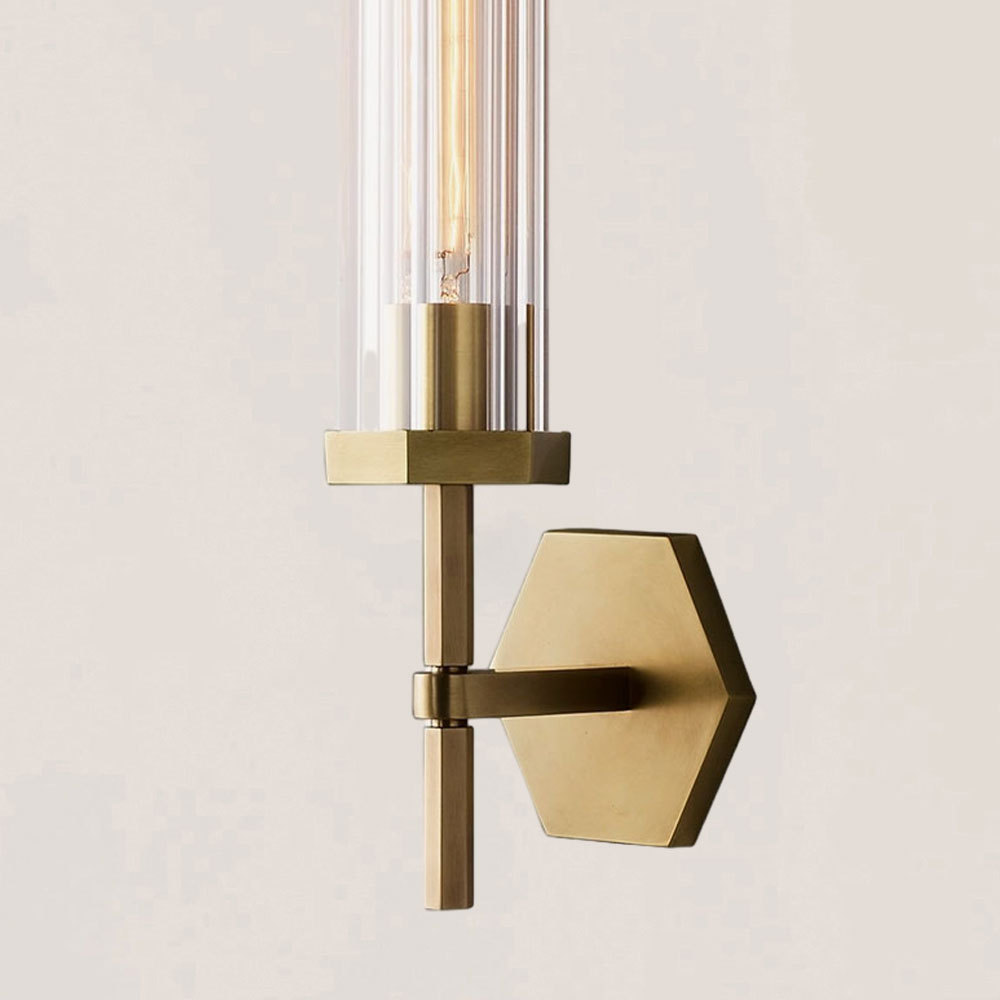 Lambeth Hexagonal Grand Sconce-VaseLamps