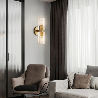 Arcachon Crystal Linear Sconce-VaseLamps