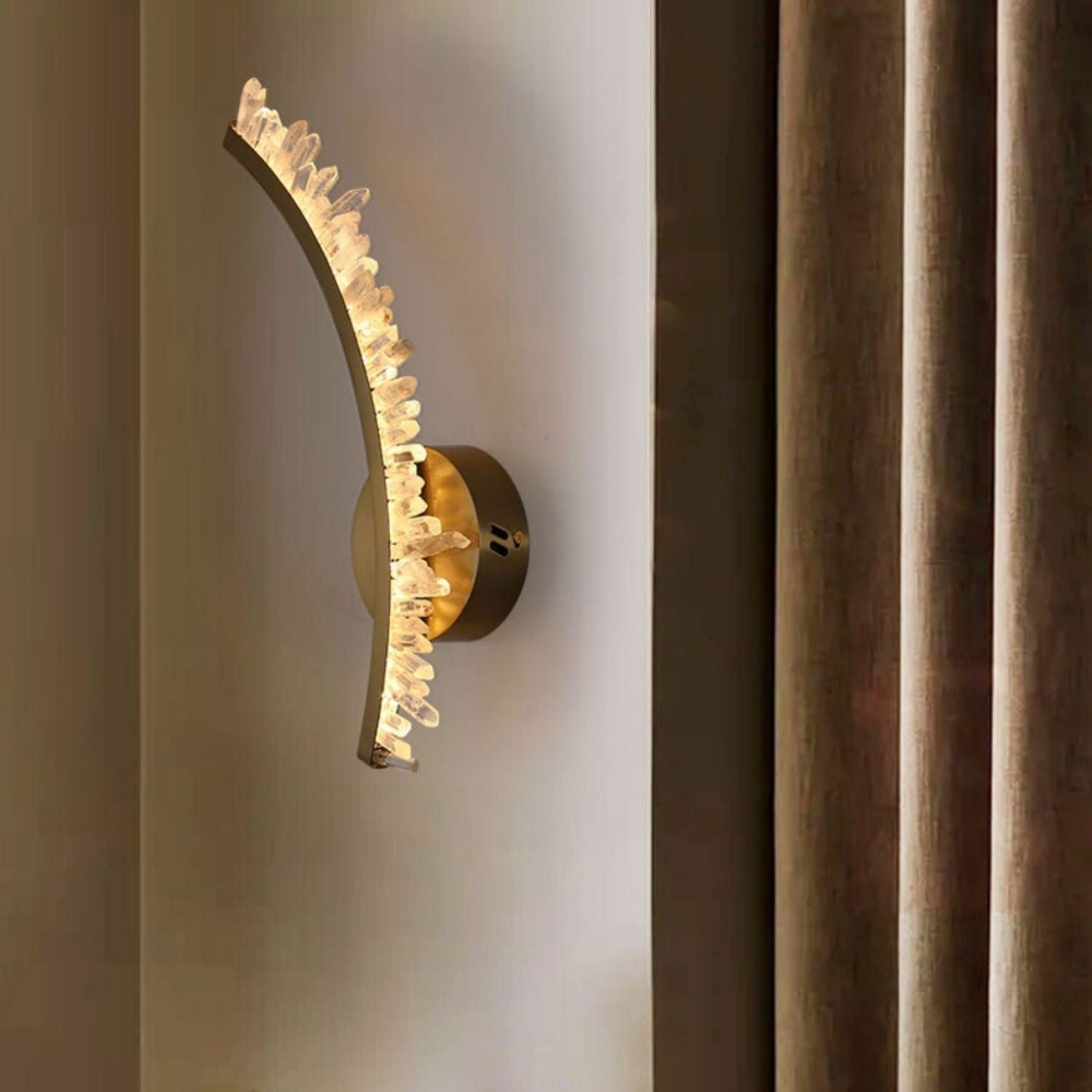 VASELAMPS - Crystal Bracket Wall Sconce-VaseLamps