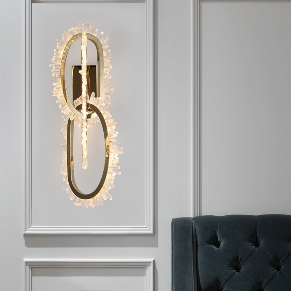VASELAMPS - Crystal Unique Modern Wall Sconce-VaseLamps