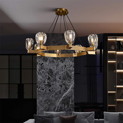 Chartier Contemporary Circular Pendant-VaseLamps