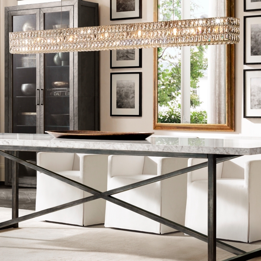 VASELAMPS - Crystal Linear Chandelier-VaseLamps