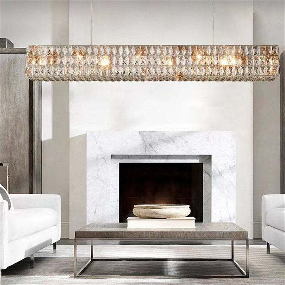 VASELAMPS - Crystal Linear Chandelier-VaseLamps
