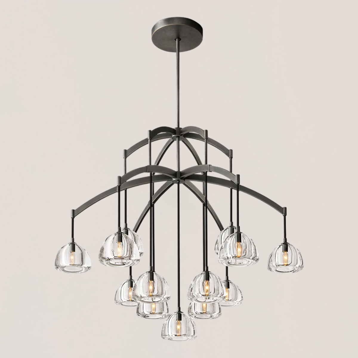 Hemisphere Round Chandelier-VaseLamps
