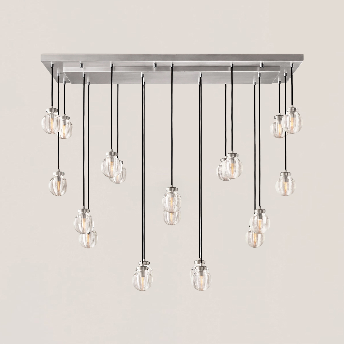 Pearl Rectangular Chandelier-VaseLamps