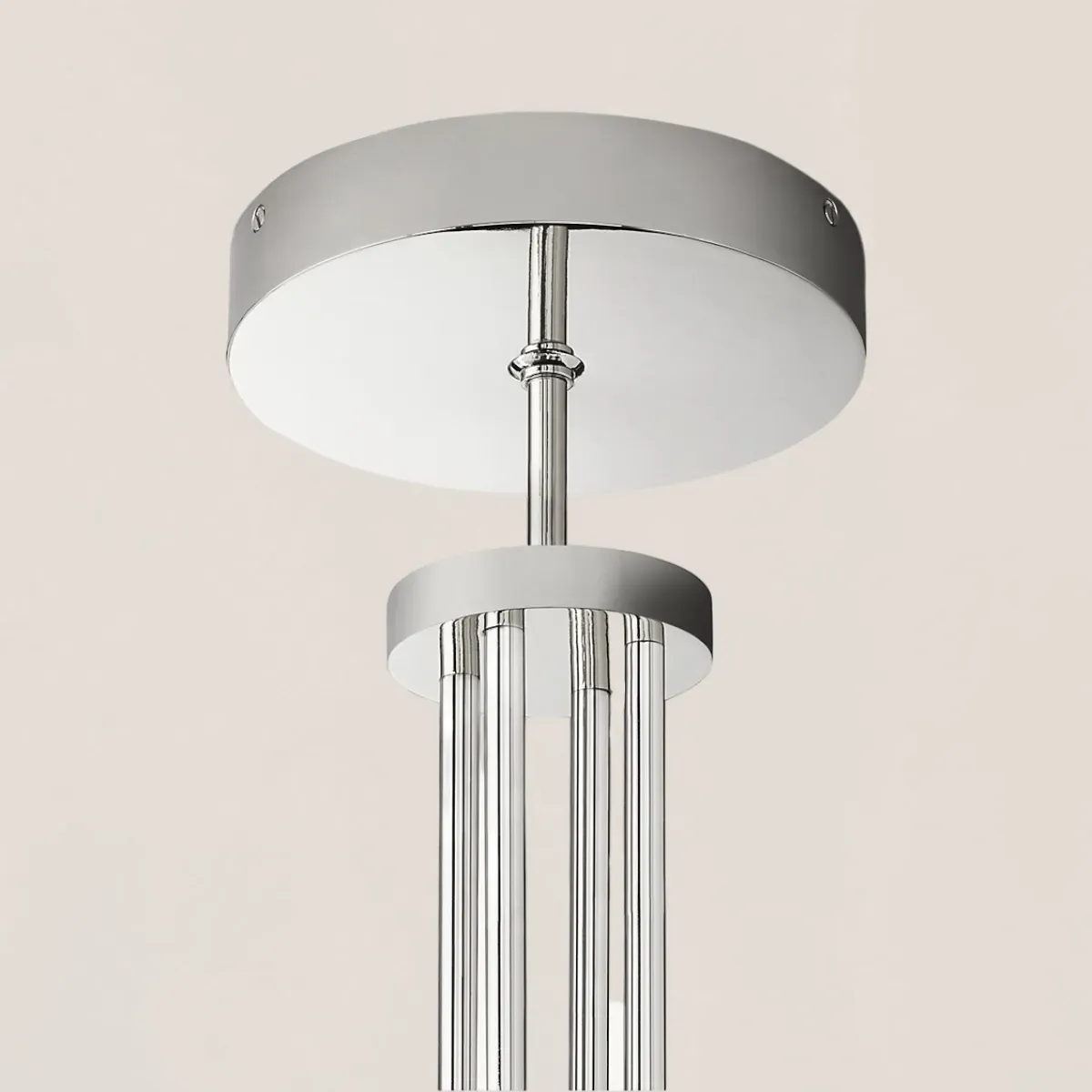 Cannele Glass Round Chandelier-VaseLamps