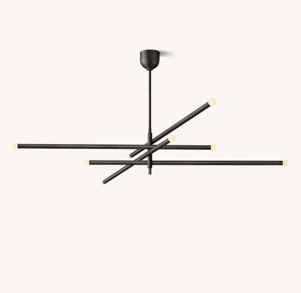 Rousseau 8-Light Mobile Orb Chandelier-VaseLamps