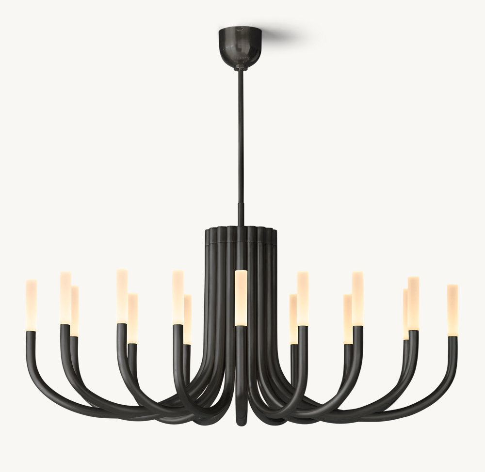 Rousseau Oval Chandelier 50"-VaseLamps
