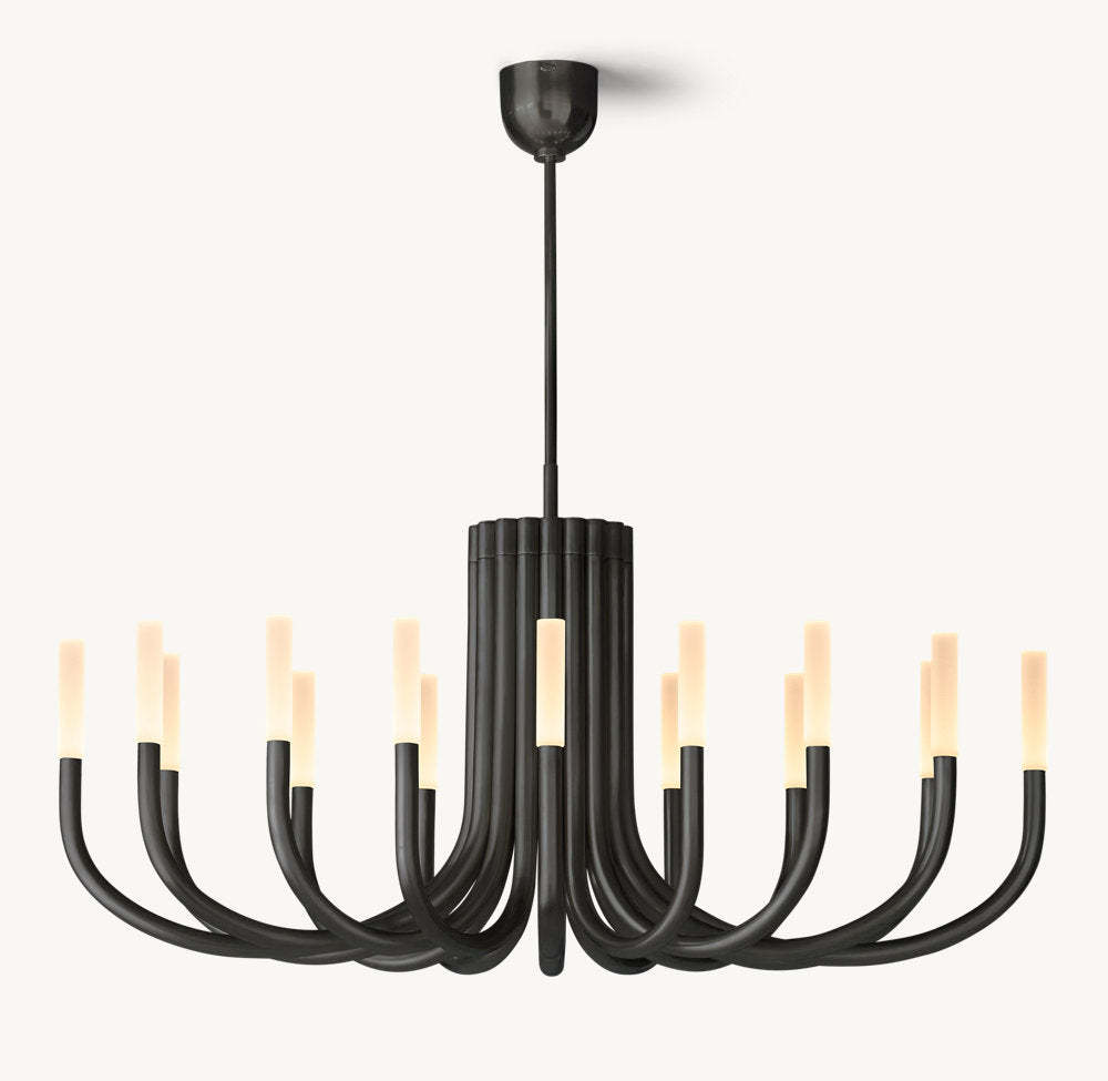Rousseau Oval Chandelier 50"-VaseLamps