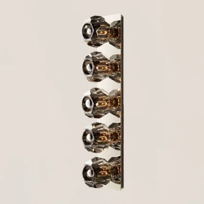 Boule De Smoke Crystal Linear Grand Wall Sconce-VaseLamps