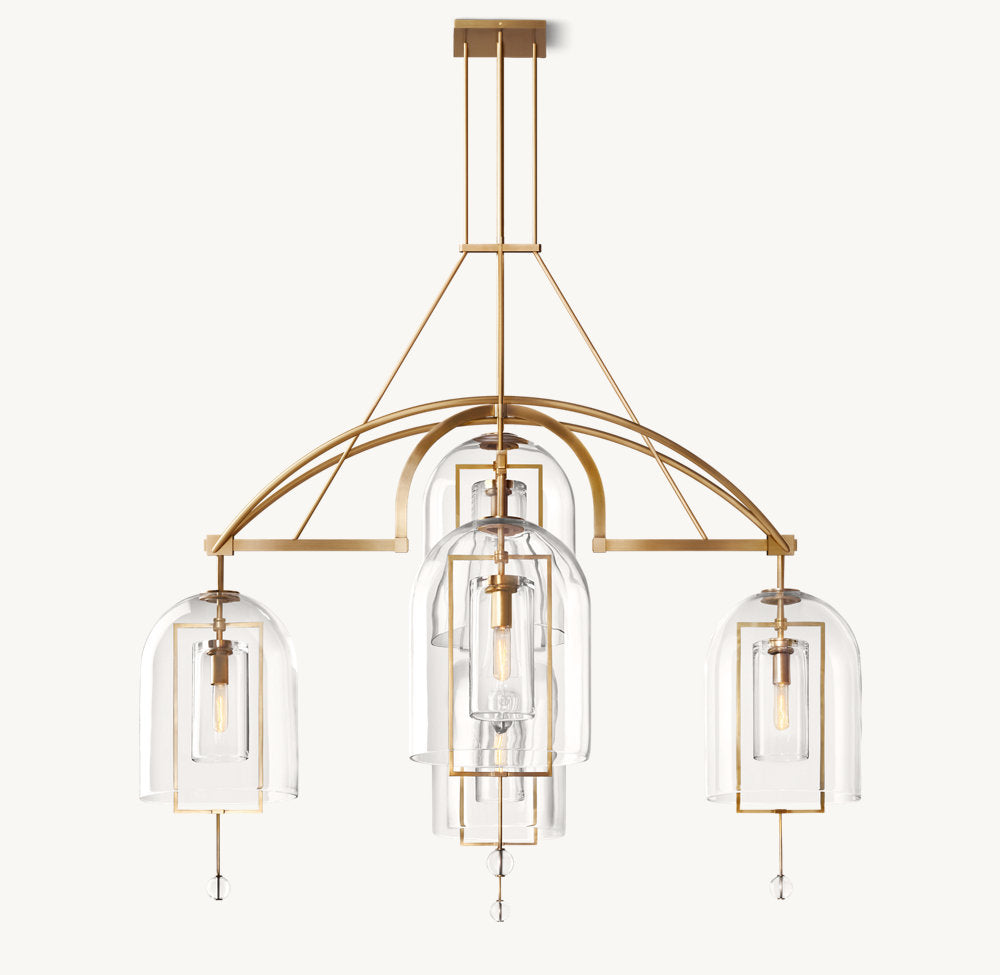 Fulcrum Round Grand Chandelier 61"-VaseLamps