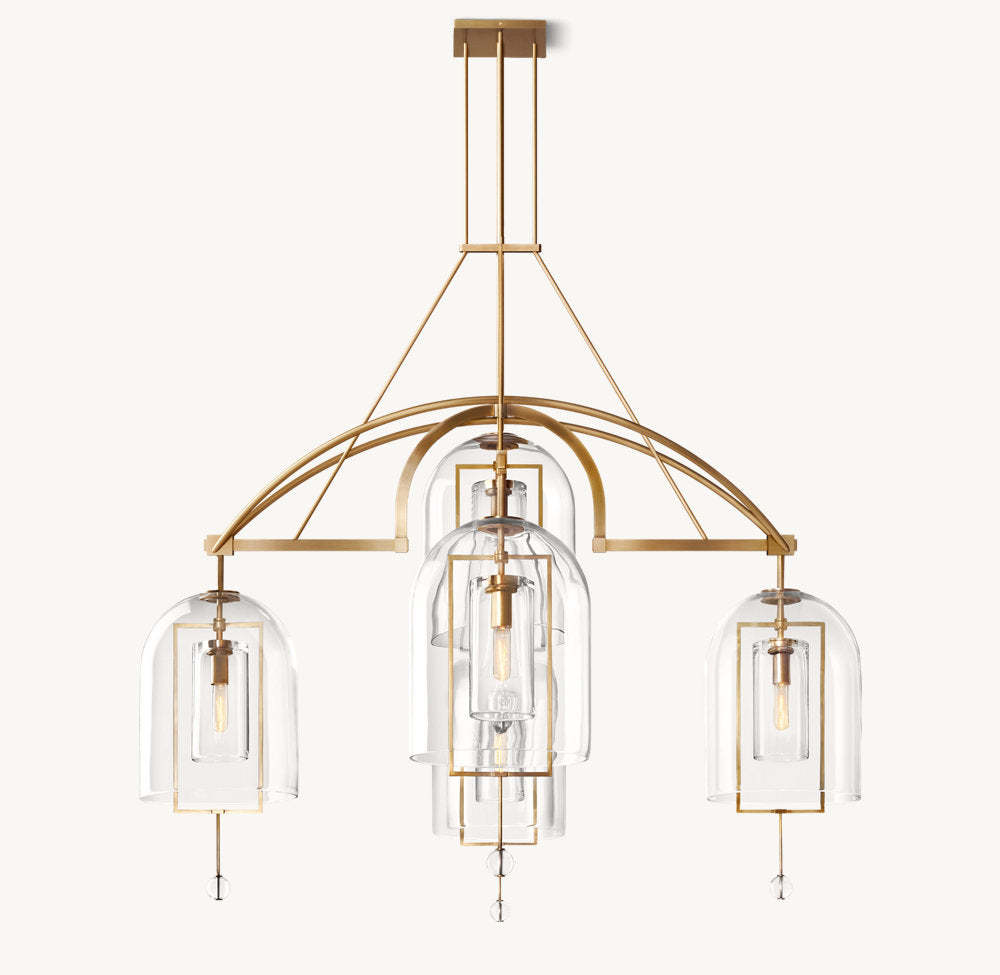 Fulcrum Round Grand Chandelier 61"-VaseLamps