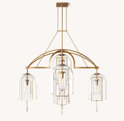 Fulcrum Round Grand Chandelier 61"-VaseLamps