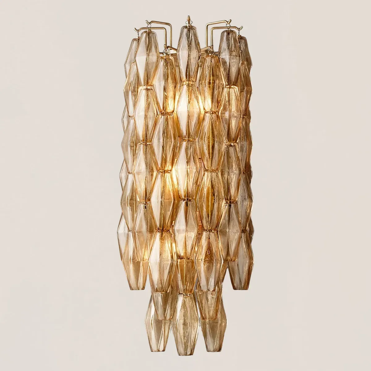 Chiara Glass Grand Wall Sconce-VaseLamps