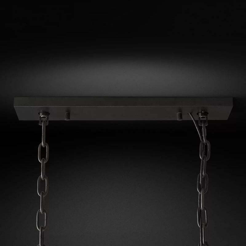 Harlow Crystal Rectangular Chandelier 42"-VaseLamps