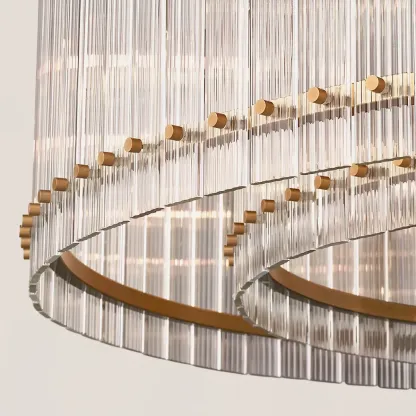 San Marco Glass Round Chandelier-VaseLamps