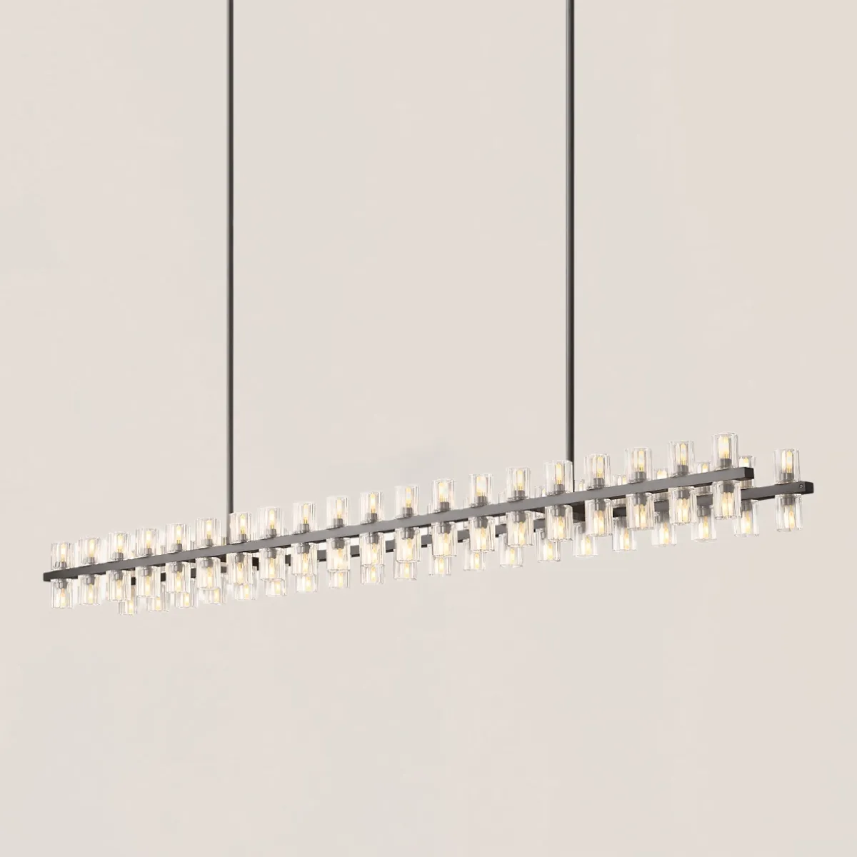 Arcachon LED Rectangular Chandelier-VaseLamps