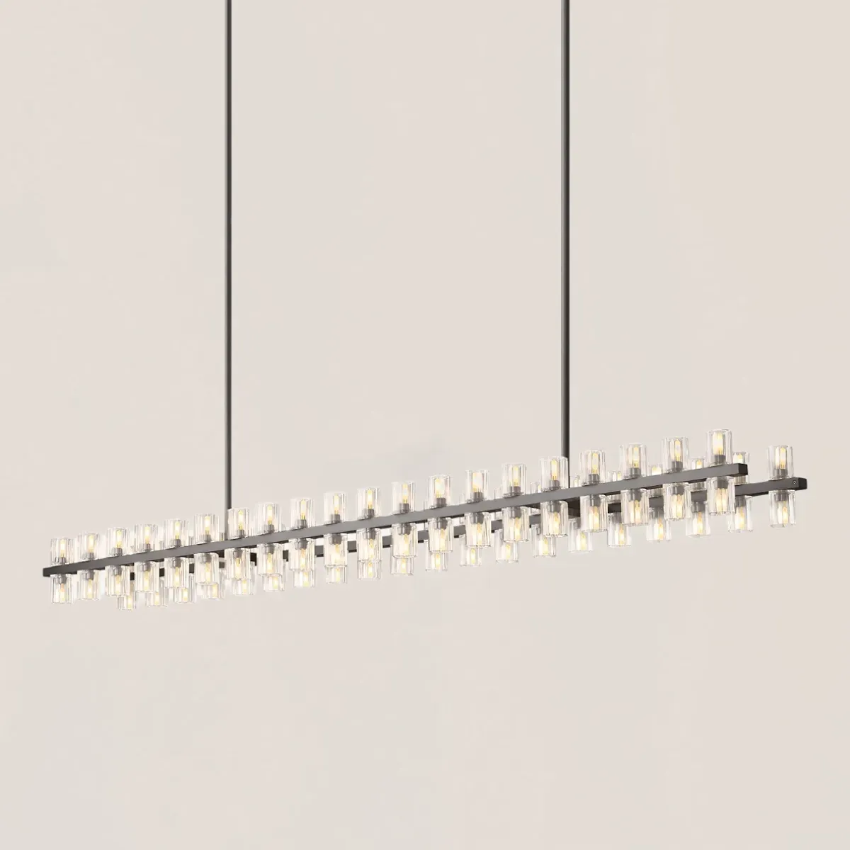 Arcachon LED Rectangular Chandelier-VaseLamps