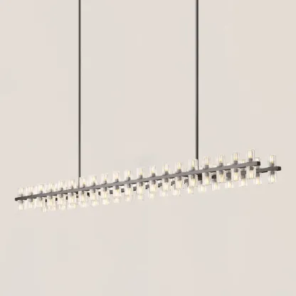 Arcachon LED Rectangular Chandelier-VaseLamps