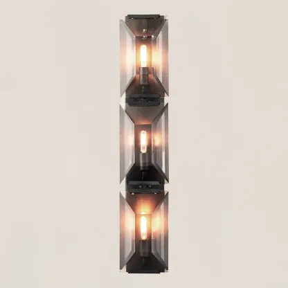 Harlow Crystal Triple Wall Sconce-VaseLamps