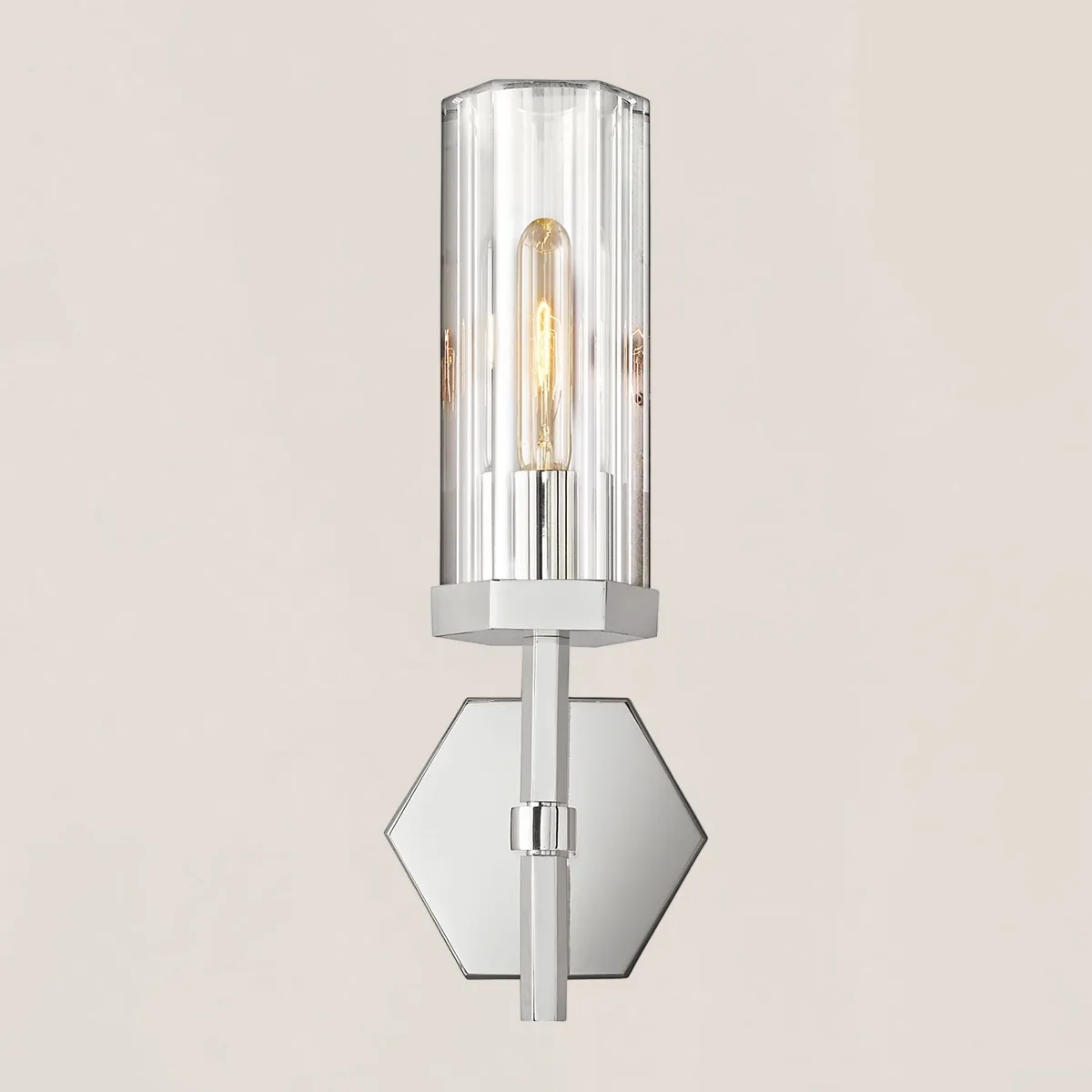 Lambeth Hexagonal Sconce-VaseLamps