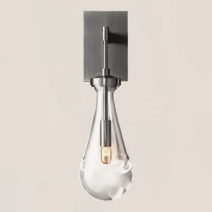 Raindrop Glass Wall Sconce-VaseLamps