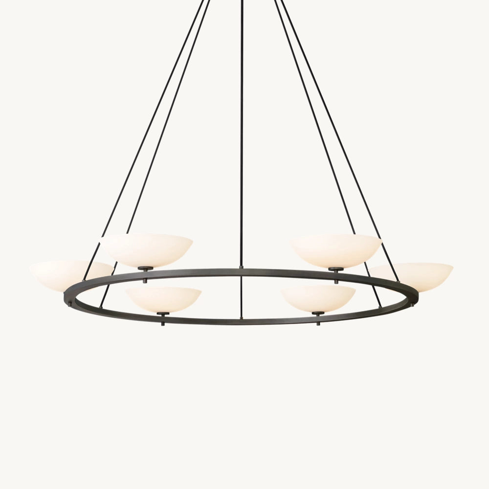 Vernet Round Chandelier 60"-VaseLamps