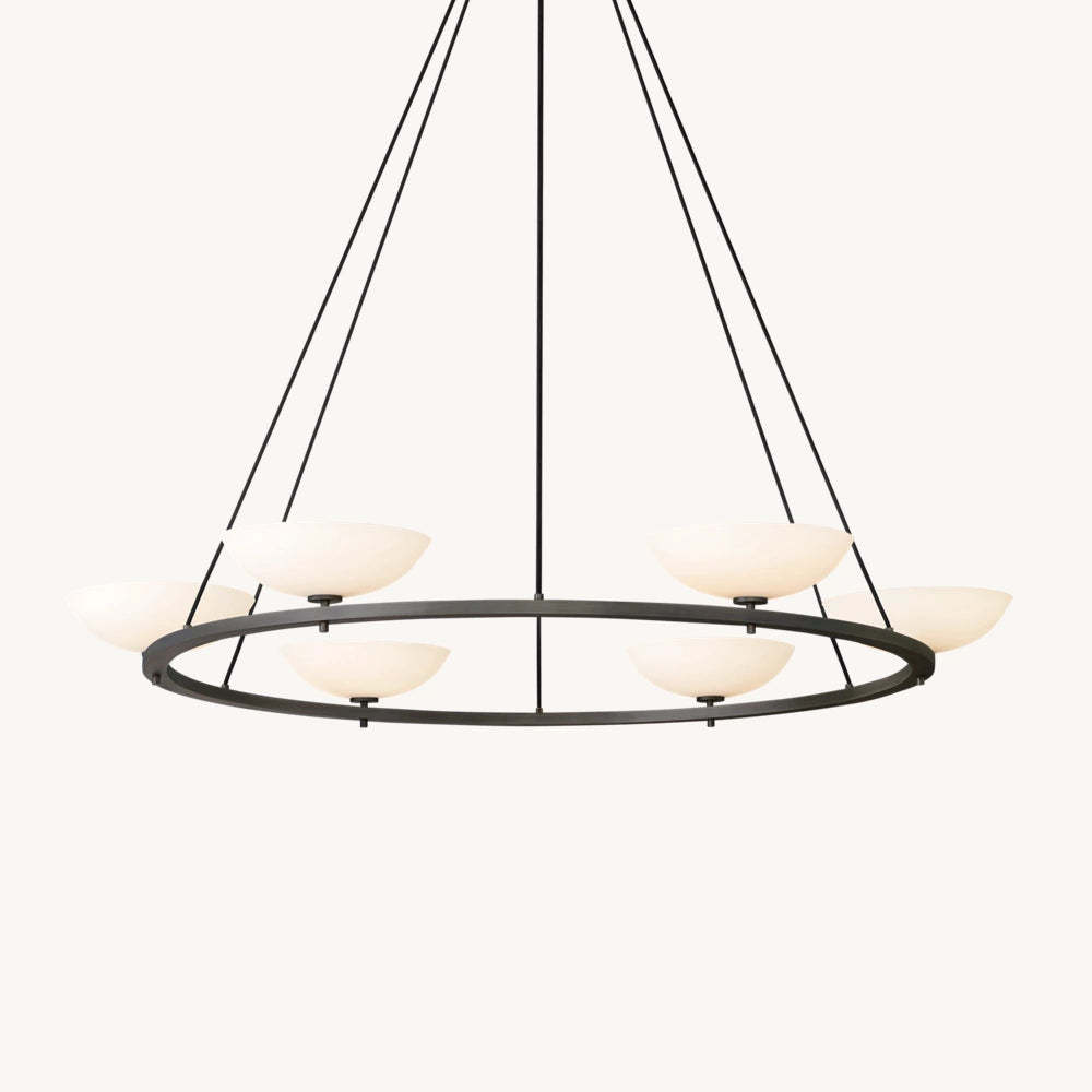 Vernet Round Chandelier 60"-VaseLamps