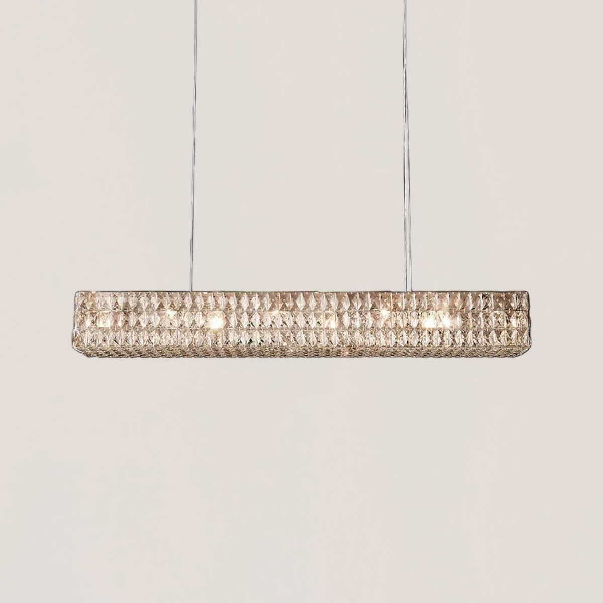 VASELAMPS - Crystal Linear Chandelier-VaseLamps