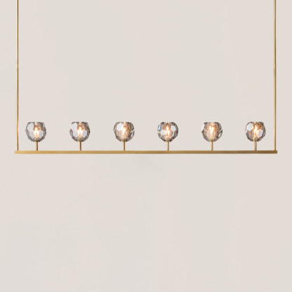 Boule De Crystal Linear Chandelier-VaseLamps
