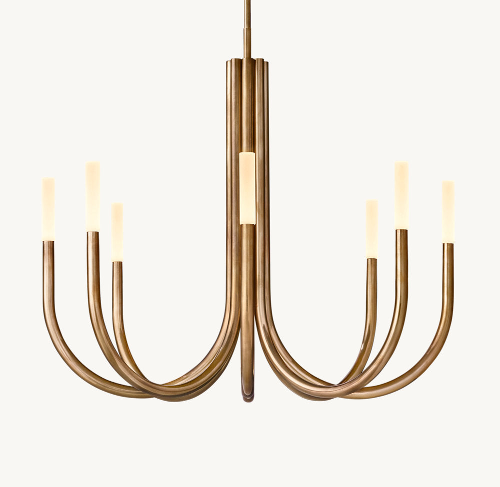 Rousseau Round Chandelier 38"-VaseLamps